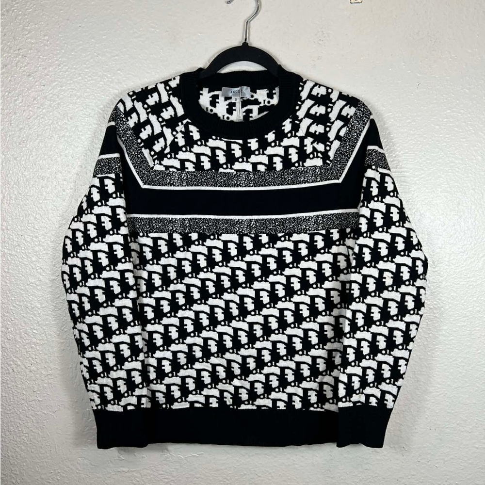 Dior Monochrome Men's Crewneck Sweater